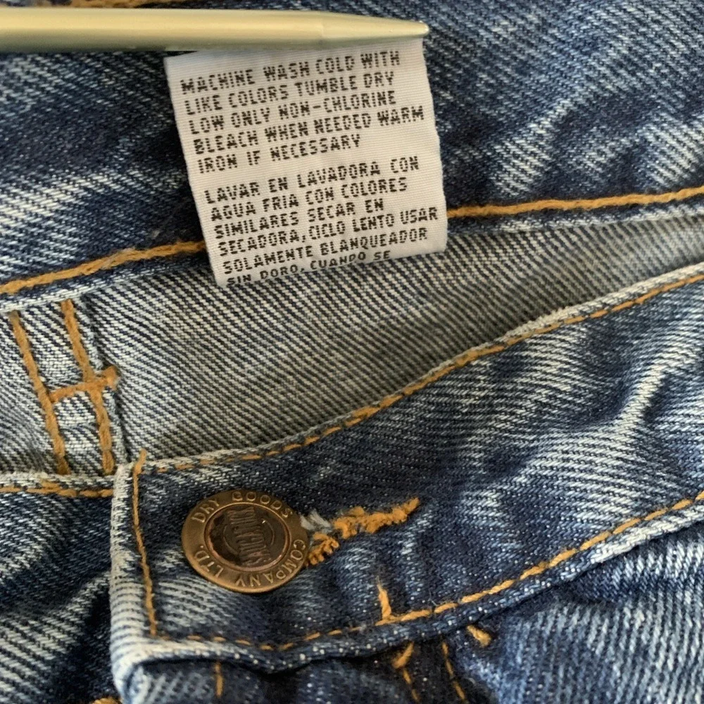 Saugatuck Mens Denim Bermuda Shorts Relaxed Fit Stone Wash Jeans Blue Sz 38‎ NWT